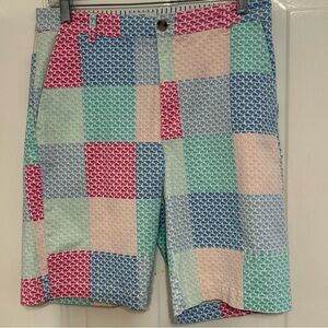Vineyard Vines Men’s Multicolor Whale Squares Print Size 28